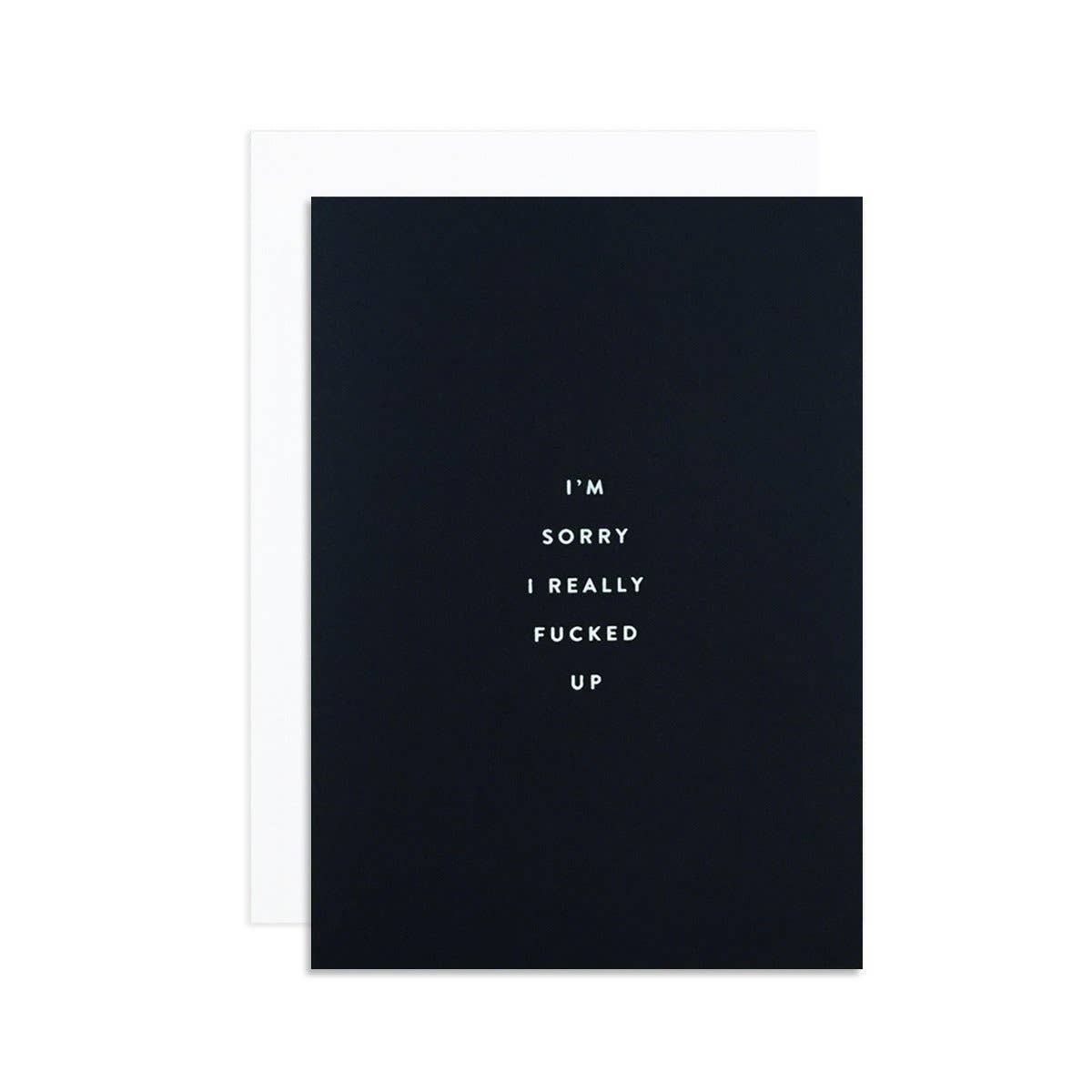 Sorry F’ed Up Petite Friendship Card