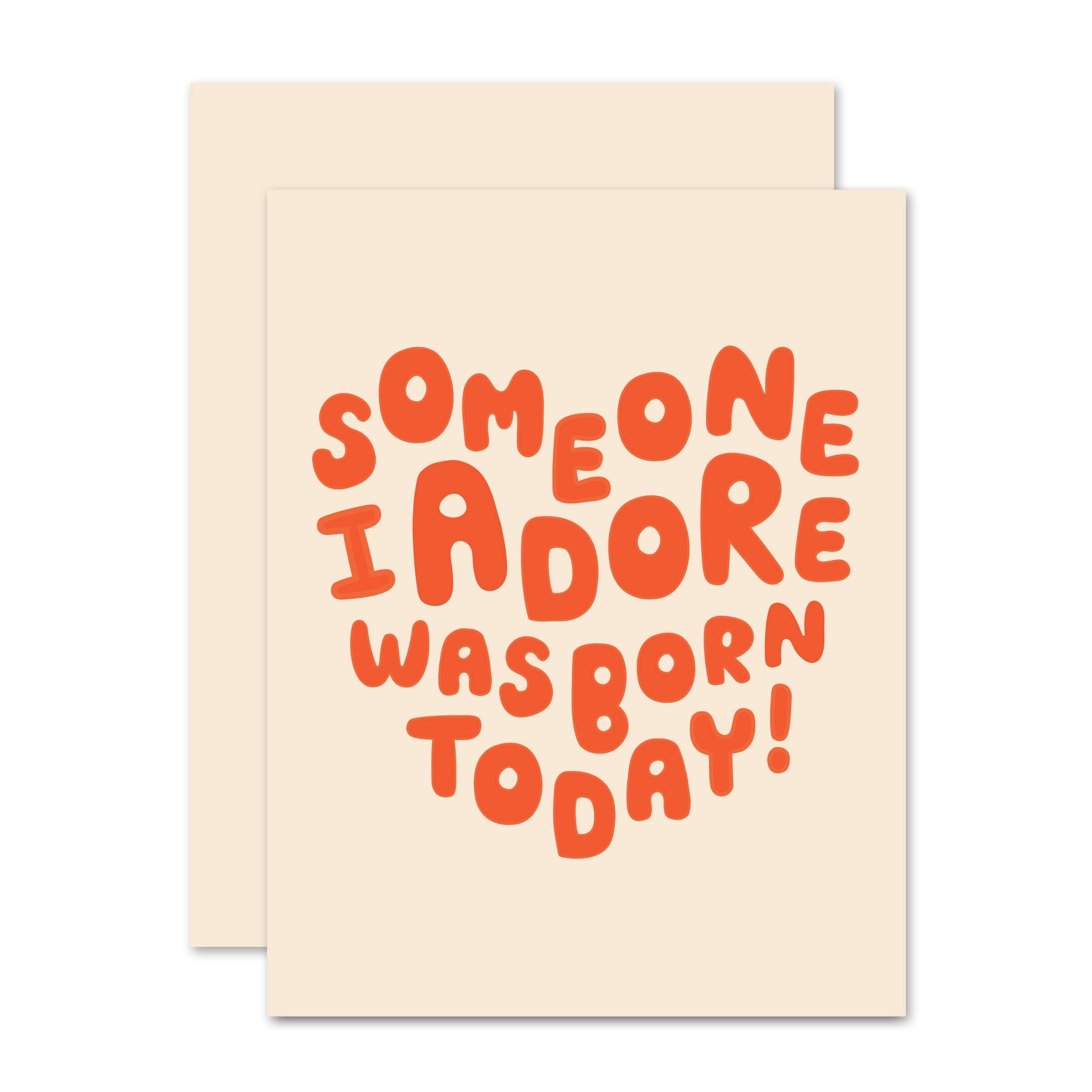 Someone I Adore Birthday Card